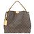 Borsa a Spalla Graceful MM Monogramma Louis Vuitton Marrone Beige