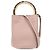Borsa in pelle Pannier Marni Rosa