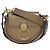 Borsa a Spalla in Pelle Chloé Tess Small in Metallo 2 in 1 D'oro