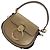 Borsa a Spalla in Pelle Chloé Tess Small in Metallo 2 in 1 D'oro - vista 5