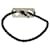 Bracelet charm Hermès noir et argent Argenté  - vue 2