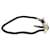 Bracelet charm Hermès noir et argent Argenté  - vue 4