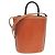 Borsa a spalla in pelle Chloé LOELA piccola bucket Marrone