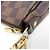 Borsa Louis Vuitton Damier Eva N55213 Marrone Damier ebene - vista 7
