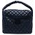 Bolsa hobo Coco Cocoon em nylon acolchoado azul da Chanel Azul marinho