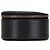 Estojo de joias de viagem redondo em caviar preto Chanel
