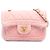 Chanel Mini Flap in Velluto Trapuntato Rosa con Doppio Telaio