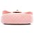 Chanel Mini Flap in Velluto Trapuntato Rosa con Doppio Telaio - vista 3