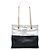 Chanel Grande Tote Boy Bicolore Metallico in Pelle di Capra e Pelle di Vitello Argento
