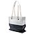 Chanel Grande Tote Boy Bicolore Metallico in Pelle di Capra e Pelle di Vitello Argento - vista 2