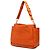 Bolsa de ombro Prada em Vitello Daino laranja com bolso lateral - vista 2