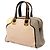 Borsa Fendi Beige Small Canvas Colorblock Chameleon - vista 2