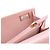 Wallet On Chain Chanel Carteira com corrente CC Square Quilted Iridescent Caviar Rosa - vista 6