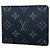 Louis Vuitton Monogram Eclipse Slender Wallet Black