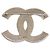 Spilla in strass Chanel Coco Mark Argento Bianco Blu - vista 4