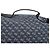 Zaino a spalla in denim JC Monogram Evan di Jimmy Choo Blu Crudo Blu navy - vista 5