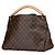 Borsa Tote Artsy MM Monogramma Louis Vuitton Marrone - vista 2