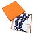 Foulard Hermès Carré 90 Brides de Gala Tattoo Bianco Blu navy - vista 2