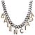Collana Choker Script del Progetto Hacker Gucci Balenciaga Argento D'oro