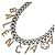 Collana Choker Script del Progetto Hacker Gucci Balenciaga Argento D'oro - vista 2