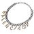 Collana Choker Script del Progetto Hacker Gucci Balenciaga Argento D'oro - vista 6