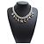 Collana Choker Script del Progetto Hacker Gucci Balenciaga Argento D'oro - vista 8