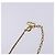 Collana Pendente Rotondo Christian Dior CD in Metallo e Cristalli D'oro - vista 5
