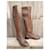 Botas Prada de cuero marrón Castaño - vista 2