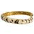 Bracciale rigido in smalto con stampa zebra bianco e nero KENNETH JAY LANE Multicolore - vista 4
