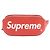 Sac à taille Louis Vuitton x Supreme en cuir Epi Rouge