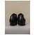 Christian Louboutin Greggo Scarpe Stringate in Pelle Nera Nero - vista 4