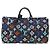 Borsa Keepall Bandoulière Louis Vuitton Graffiti Monogram Eclipse in tela 50 Multicolore