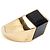 Saint Laurent Bague Chevaliere TDD54 Onyx Opyum Signet Ring US7 YSL Doré - vue 2
