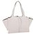 Céline Celine Tri-Fold aus genarbtem Kalbsleder Medium Weiß