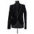 Saint Laurent Schwarzer Samtblazer