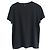 Camiseta con logo de terciopelo Chanel Gabrielle Negro - vista 3
