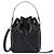 Valentino Garavani VLogo Walk Bucket Leather small Nero