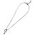 Collana in argento con motivo chiave logo Christian Dior - vista 2