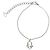 Pulseira de logo prateado Christian Dior Prata