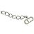 Pulseira de logo prateado Christian Dior Prata - vista 6