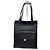 Vintage Courreges Handtasche aus Leder und Polyester schwarz