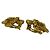 Vintage Coco Mark Motiv Gold Clip Ohrringe von CHANEL - Ansicht 3
