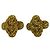 Vintage Coco Mark Motiv Gold Clip Ohrringe von CHANEL - Ansicht 5