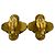 Vintage Coco Mark Motiv Gold Clip Ohrringe von CHANEL - Ansicht 6