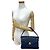 Chanel Matelassé Coco Mark Handtasche aus Lammleder Marineblau - Ansicht 2