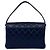 Chanel Matelassé Coco Mark Handtasche aus Lammleder Marineblau - Ansicht 3