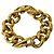 Bracciale con charm dorato e motivo Coco Mark di Chanel D'oro - vista 5