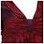 Blusa de seda burdeos con lunares y rayas en V de Marc Jacobs Roja - vista 2