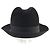 Cappello Fedora in Lana Hermès Nero - vista 2