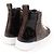 Sneakers Alte in Pelle Louis Vuitton Marrone Nero - vista 3